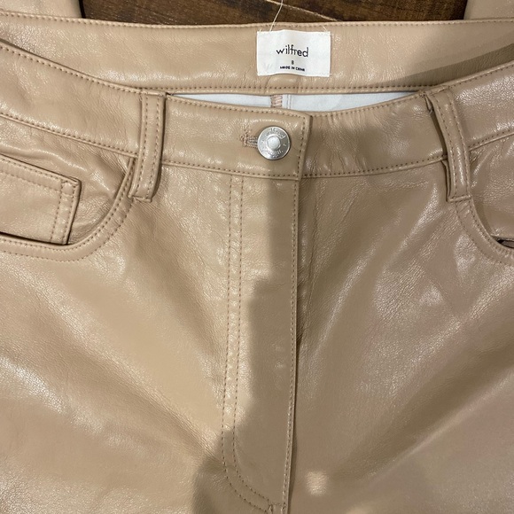 Aritzia faux leather pants - Picture 4 of 4